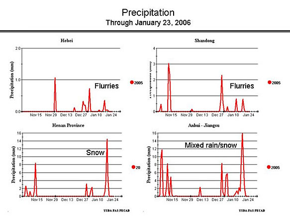 Precipitation Graphs.