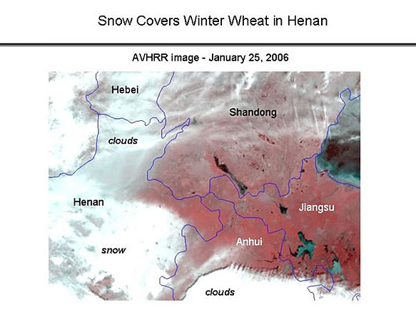 Satellite Image - Henan Province.