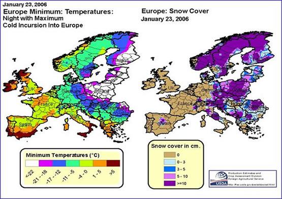 New Europe Winter Weather Highlights