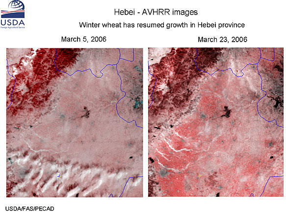 Hebei - AVHRR images