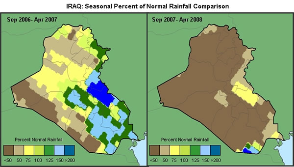 Iraq Winter Rainfall