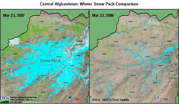 Afghanistan Snowpack Images