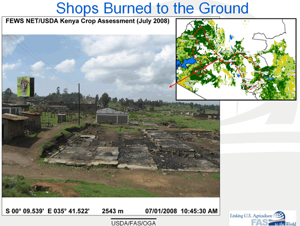 Kenya Shops Burned to the Ground