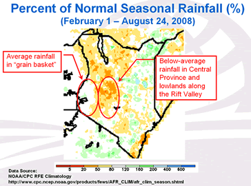 2008 Seasonal Rainfall
