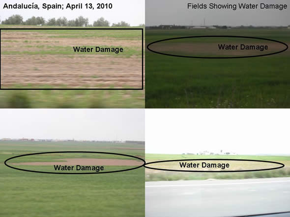 Water Damage: Andalucía, Spain; April 13, 2010