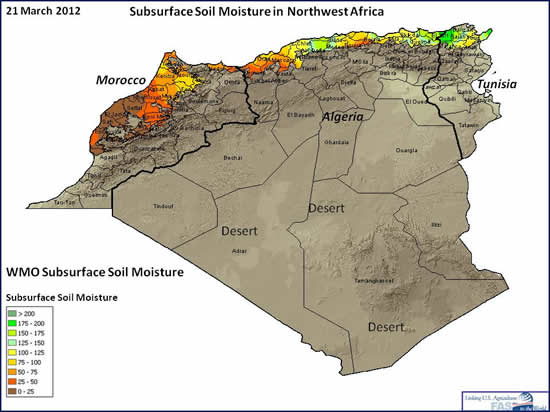Subsurface Soil Moisture in Northwest Africa