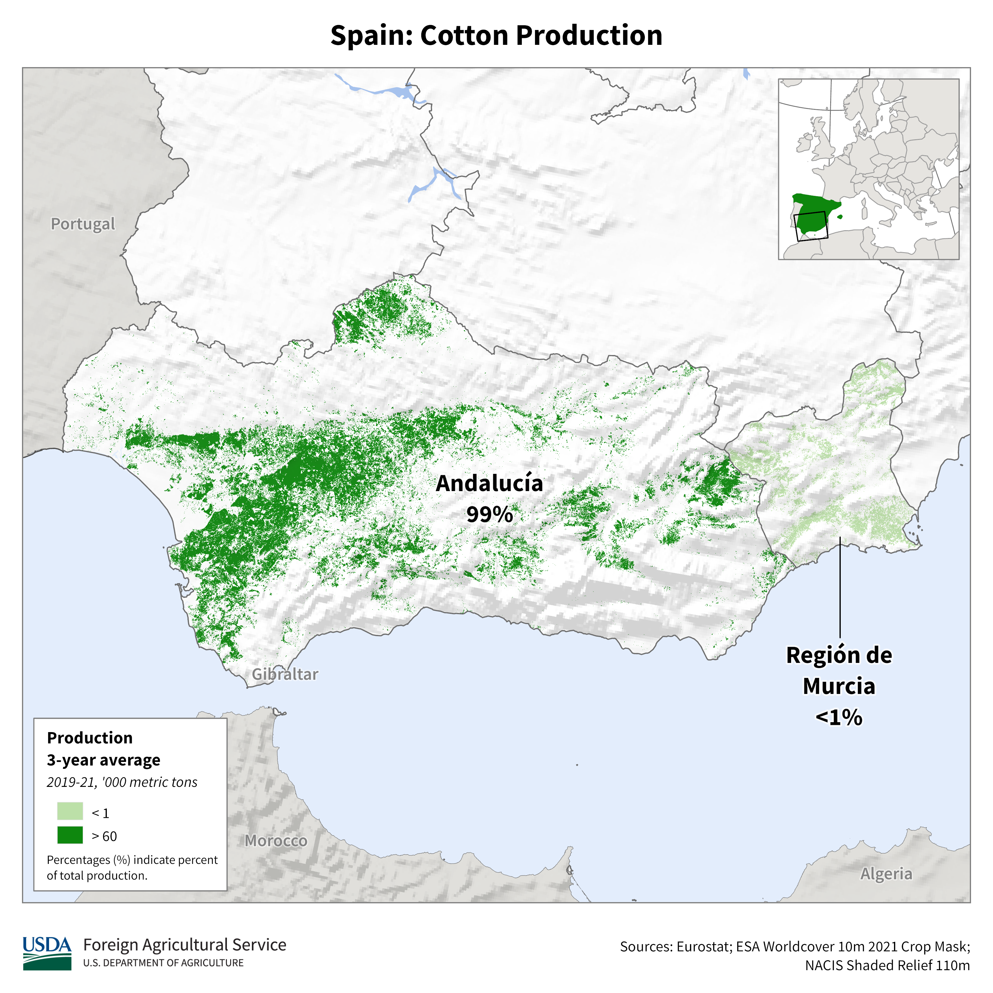 Europe - Crop Production Maps