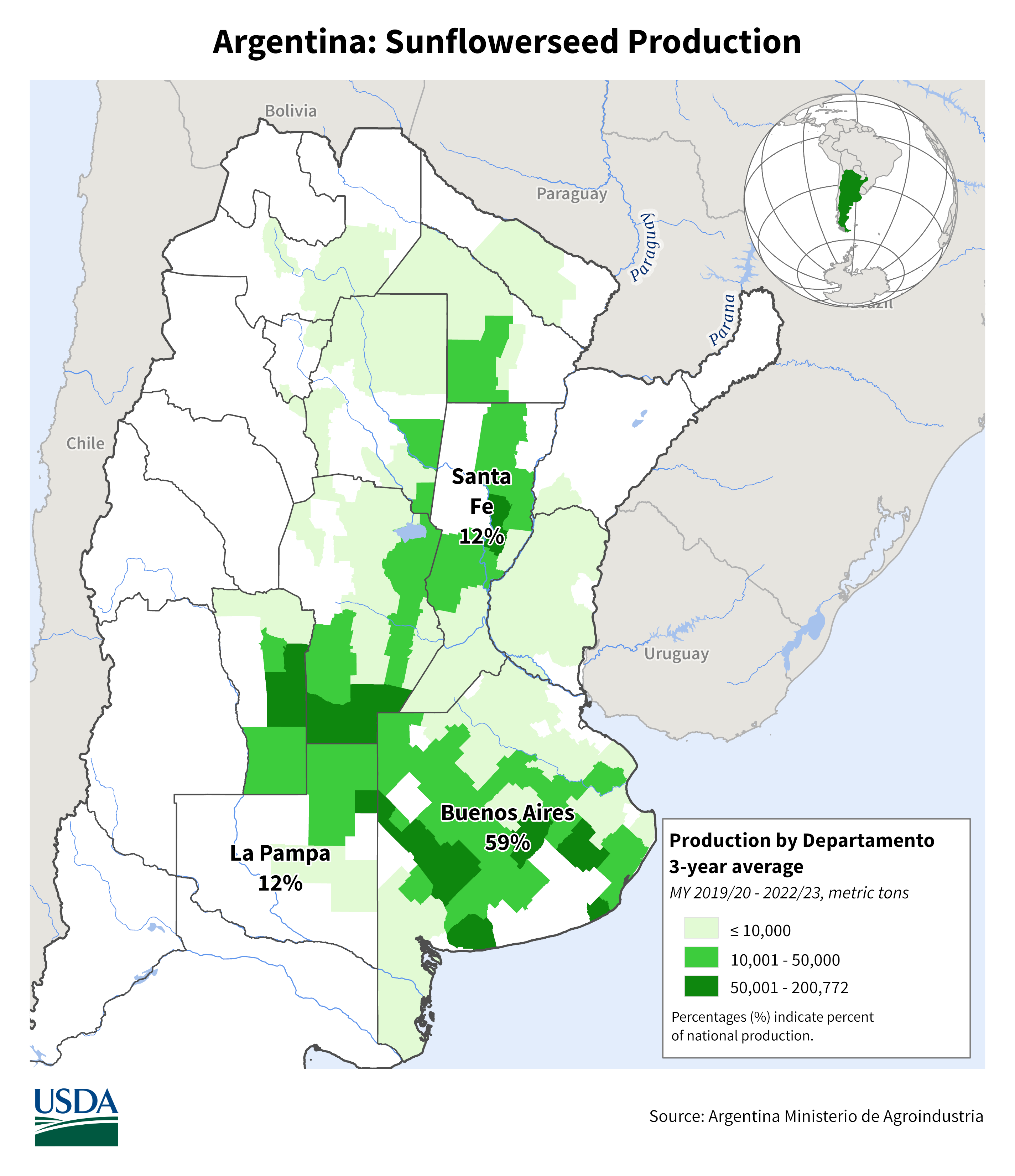 Global Crop Production Maps