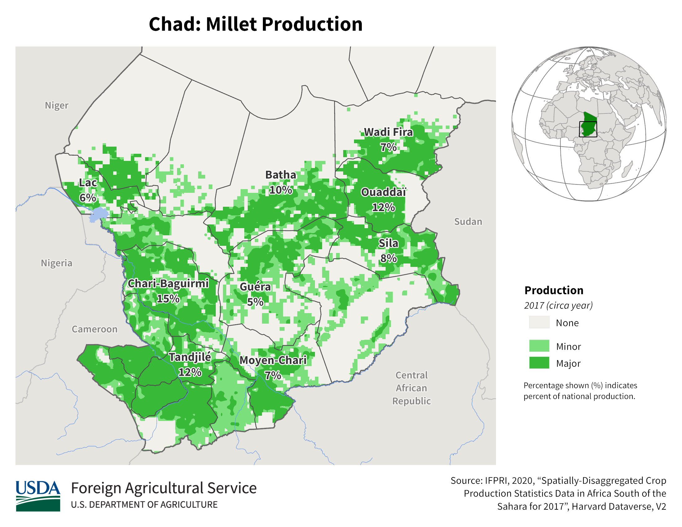 West Africa Crop Production Maps