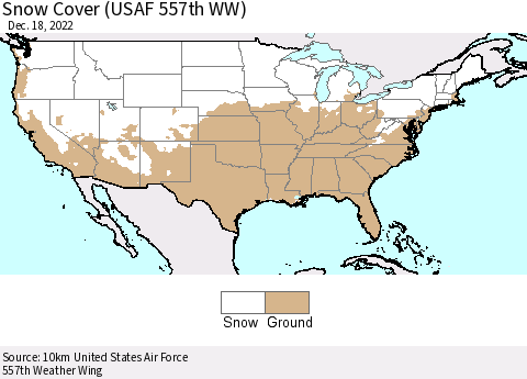 United States Snow Cover (USAF 557th WW) Thematic Map For 12/12/2022 - 12/18/2022
